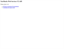 Tablet Screenshot of help.api2.textmarks.com